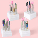 7Pcs/Set Nail Art Drill Bits Ceramics Tungsten Steel Gel Removal Acrylic Cuticle Electric Nail Drilling Machine Manicure