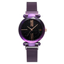 Fashion Star Magnetic Milanese Steel Band Women Quartz Watch