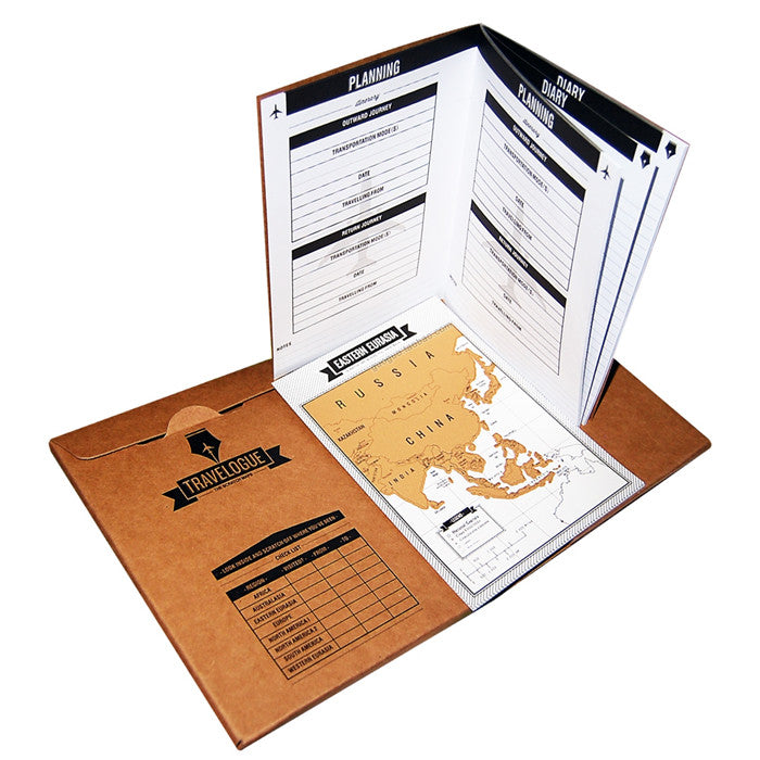 Adventure Log 8Pcs Mini Maps 1Pcs Daily Expeditionary Creative Scratch World Map Note Schedule Gift