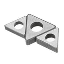 Drillpro 10pcs Carbide Shim Accessories Cutter Pad MT1603/MT1604/MT2204 for CNC Lathe Turning Tool TNMG16 TNMG22 Inserts