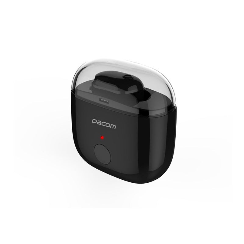 DACOM K6P Wireless bluetooth Earphone Mini Invisible Single Headphone with Charging Box with HD Mic