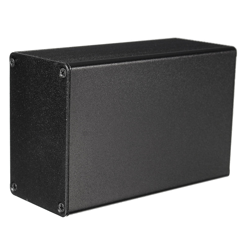 100*66*43mm Black Aluminum Box Instrument Enclosure Case Electronic DIY Project