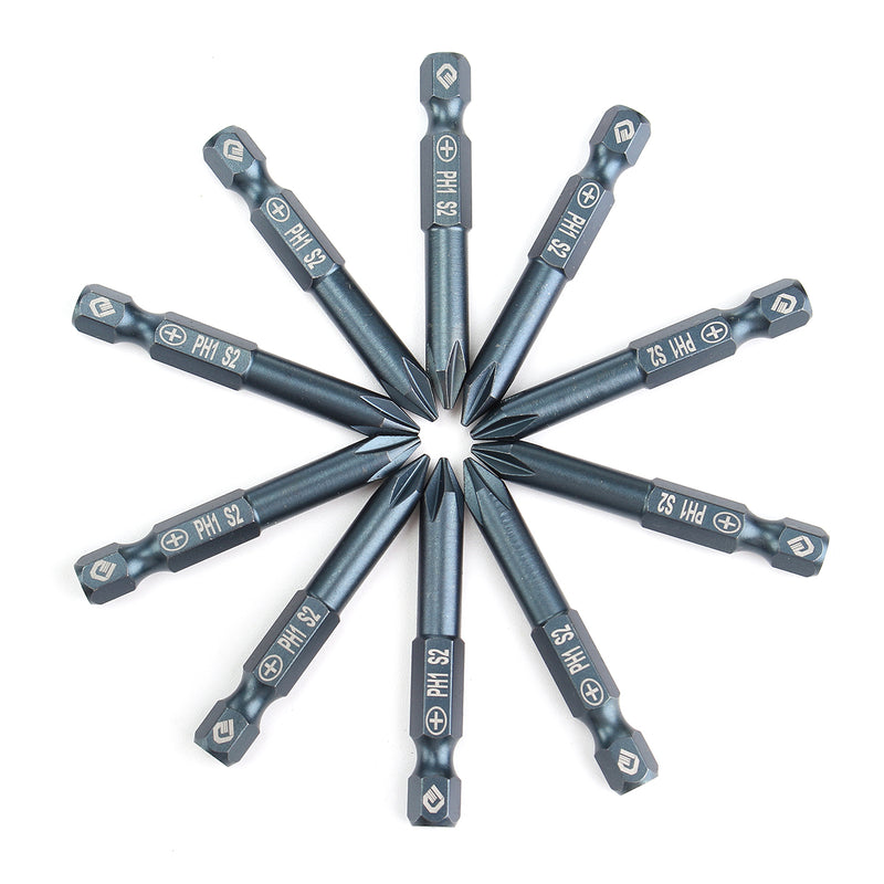PENGGONG 10pcs 50/100/150/200mm Batch head Suit Cross Batch Head Screwdriver Bits