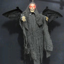 New Halloween Party Decoration Sound Control Creepy Scary Animated Skeleton Hanging Ghost