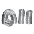 150mm/4.5'' Flexible Ducting Ventilation Pipe Hydroponic Hose Tube Kitchen Adapter