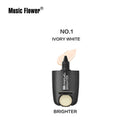 2 in 1 BB Cream+Brightener 24 Hours Lasting Waterproof Makeup Base Moisturizer Cheek Concealer Natural Foundation