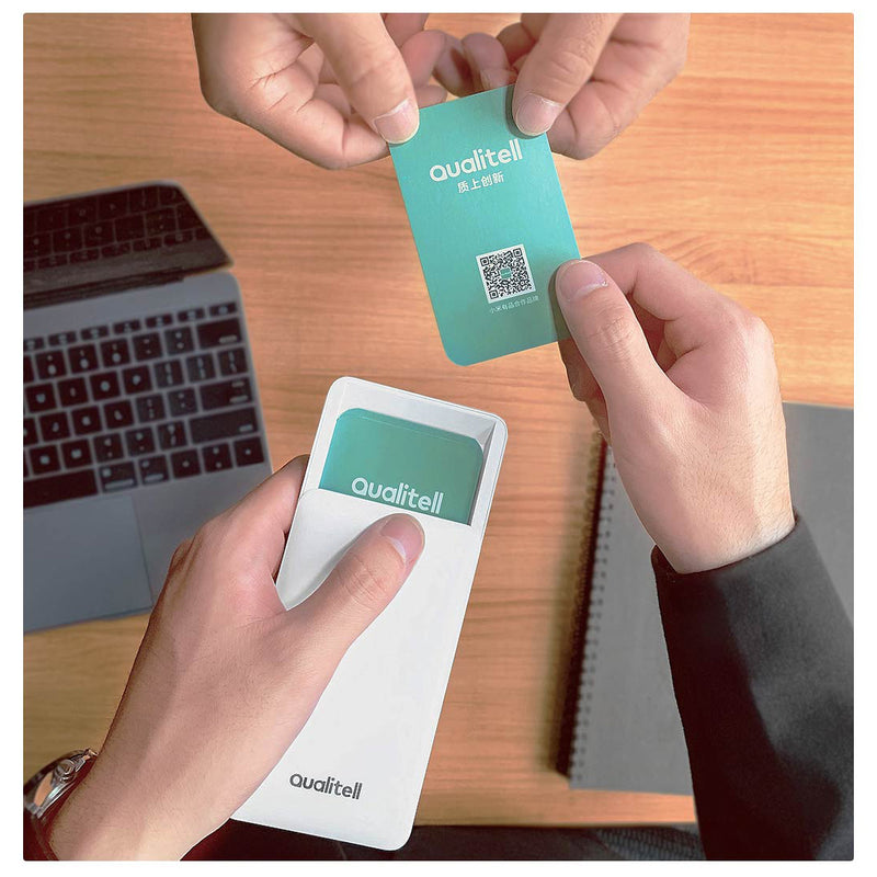 Qualitell Electronic Business Card Holder Slide Design Business Card Storage Case from Xiaomi Youpin