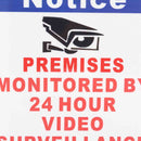 5X Premises Protected By 24 Hour Video Surveillance Sign Sticker Security Camera