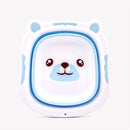 Baby Portable Folding Basin Washbasin For Kids Cute Cartoon Foldable Bath Tub