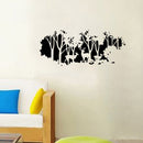 58cmx126cm Forest Fawn Deer Wall Sticker Wall Decal Home Room Wall Art Decor Gift