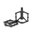 BIKIGHT Aluminum Alloy Bike Pedals Black Cycling Pedals BMX MTB Flat Platform Bicycle Accessories