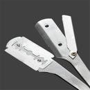 Rosewood Handle Straight Edge Barber Razor Folding Shaving Cutter with 10 Blades