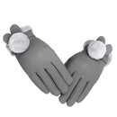 Ladies Winter Gloves Touch Screen Outdoor Sport Driving Waterproof Thermal Warm Gloves