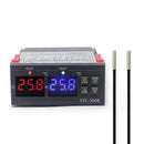 Dual Digital Incubator Thermostat Temperature Controller Two Relay Output Thermoregulator 10A Heating Cooling STC-3008 12V