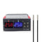 Dual Digital Incubator Thermostat Temperature Controller Two Relay Output Thermoregulator 10A Heating Cooling STC-3008 12V