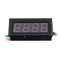 0.56 Inch 200V 3-in-1 Time + Temperature + Voltage Display with NTC DC7-30V Voltmeter Black Watch Clock Digital Tube