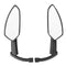 8MM 10MM Black CNC Blade Rear Review Mirrors For Harley Dyna Heritage Softail Sportster