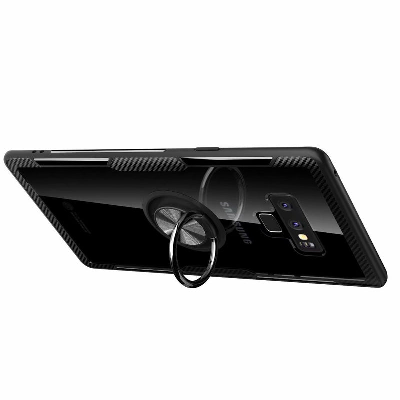 Bakeey Clear Ring Grip Kickstand Magnetic Adsorption Protective Case For Samsung Galaxy Note 9