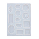 62Pcs/Set Resin Casting Molds Kit Silicone Mold Jewelry Pendant Mould Craft