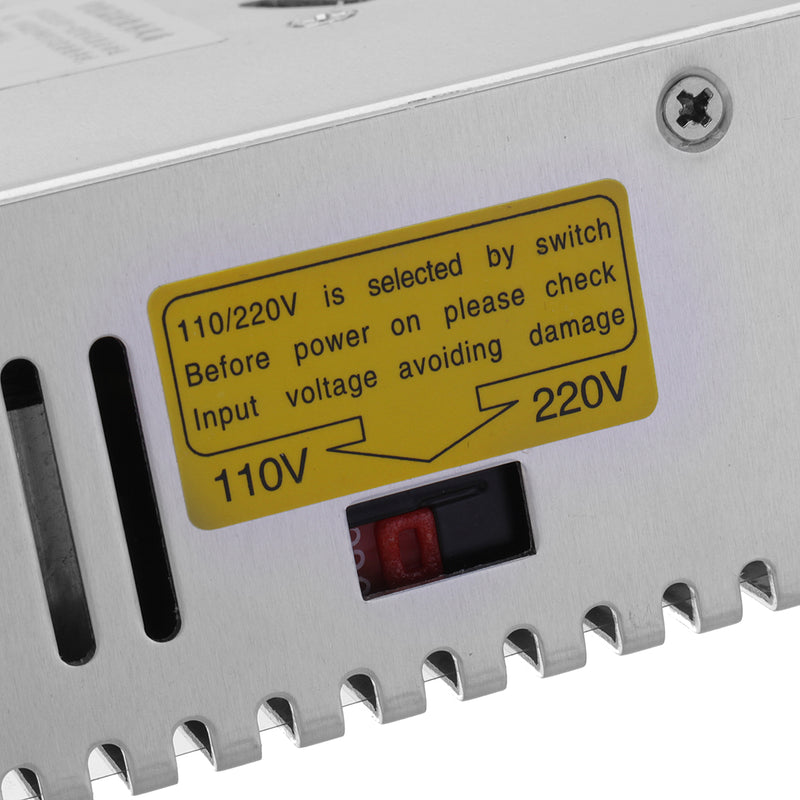 AC 110/220V to DC 0-60V 8A 480W Adjustable Regulated Switch Power Supply Driver Transformer W/ LCD Display for LED Strips