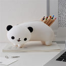 Jordan&Judy YD001 Cartoon Silicone Pencil Case Container Pencil Bags Kawaii Cute Brown Bear 3D Pencil Case School Supplies Stationery Gifts