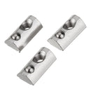 Drillpro 50pcs 40 Series T Slot Elastic Nut Round Roll Spring Nut for 40 Series Aluminum Profile