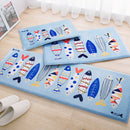Flannel Floor Mat Kitchen Home Door Mats Long Kitchen Carpet Bedroom Anti-skid Mat Multi-purpose Mat