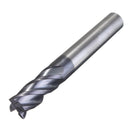2/3/4/5/6/8/10mm Milling Cutter Tungsten Steel Coated 4 Flutes End Mill Cutter CNC Tool