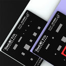 Power Logic Module Reballing Stencil Square Hole Template Tin Planting Mesh Black Steel Net Repair Tool For iPhone 5/5S/6/6S/7/8