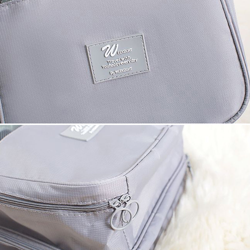Large-Capacity Travel Waterproof Dry Wet Separation Storage Shoe Box Dustproof Shoe Bag Wash Bag
