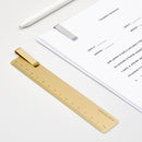 Xiaomi RUMA Bookmark Measuring Tool 15cm Stainless Steel Metal Straight Ruler Office School