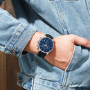 CRRJU 2272 Fashion Leather Strap Japan Movement Calendar Waterproof Men Quartz Watch