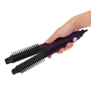 4 in 1 Dual Ionic Ceramic Hair Straightener Curler Wand Curling Iron Brush Roller