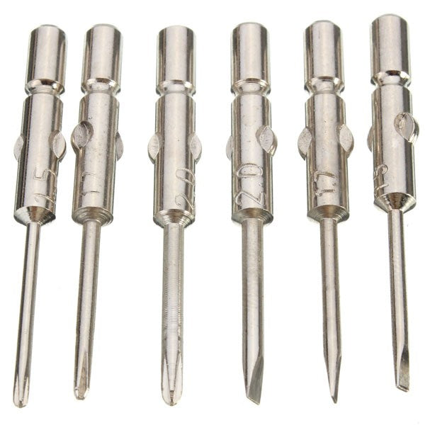 13pcs Glasses Repair Precise Screwdriver Set Suit Watch Hex Tools Handle Cutter Head