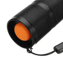 XANES A100 T6 800Lumens 5Modes Zoomable Tactical LED Flashlight Suit  & Removable Bicycle Light