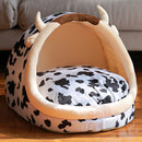 Cute Animal Design Comfortable Indoor House Bed Pet Dog Cat Nest Pad Soft Fleece Bed