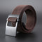 ZANLURE 120cm Adjustable Canvas Tactical Belt Leisure Waist Belts with Zinc Alloy Buckle