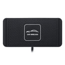Car Qi Wireless Charger Pad With Anti Skid Rubber Base