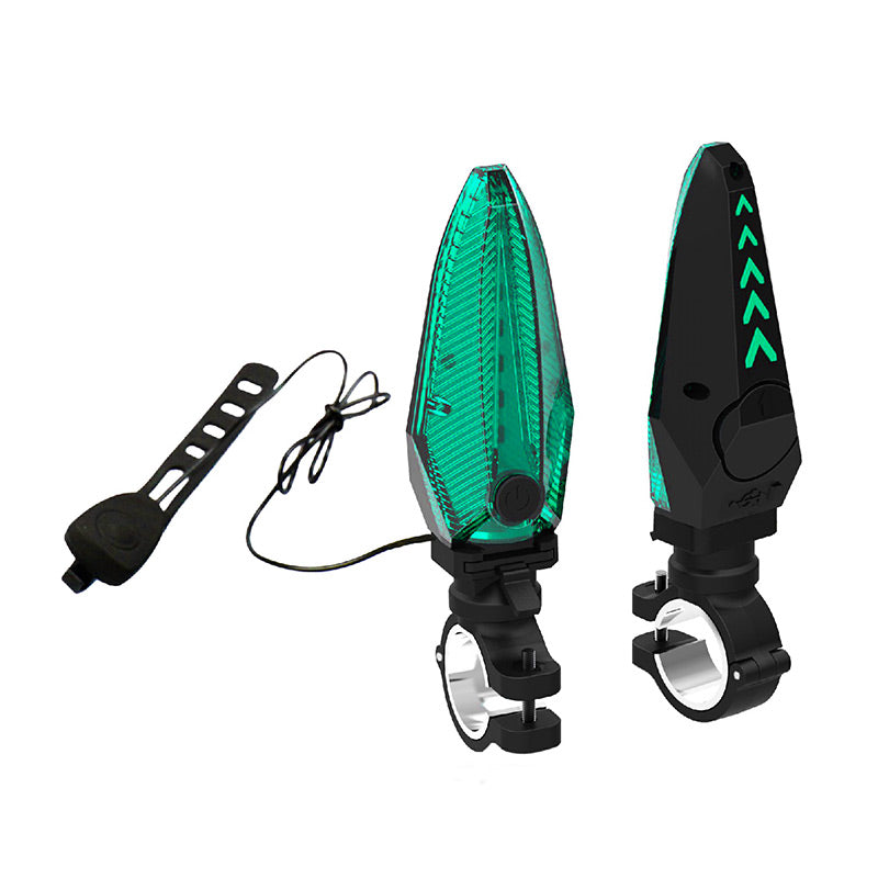 Xmund XD-BL1 1 Pair 130dB Deputy Horns Warning Lights Bike Handlebar Grips Light Waterproof USB Charging