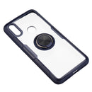 Bakeey Transparent Ring Holder Magnetic Car PC & Carbon Fiber Protective Case For Xiaomi Redmi 7