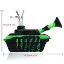 Silicon Tank Water Pipe Smoking Filter Glass Bowl Unbreakable