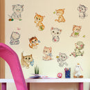 Miico FX1020L Cute Cartoon Cat Stickers Decorative Sticker Wall Stickers Toilet Stickers