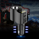 Universal Dual USB Type C Bluetooth 3.1A Fast Charging  Car Cig arette Lighter Charger U Disk Playback HD Decoding