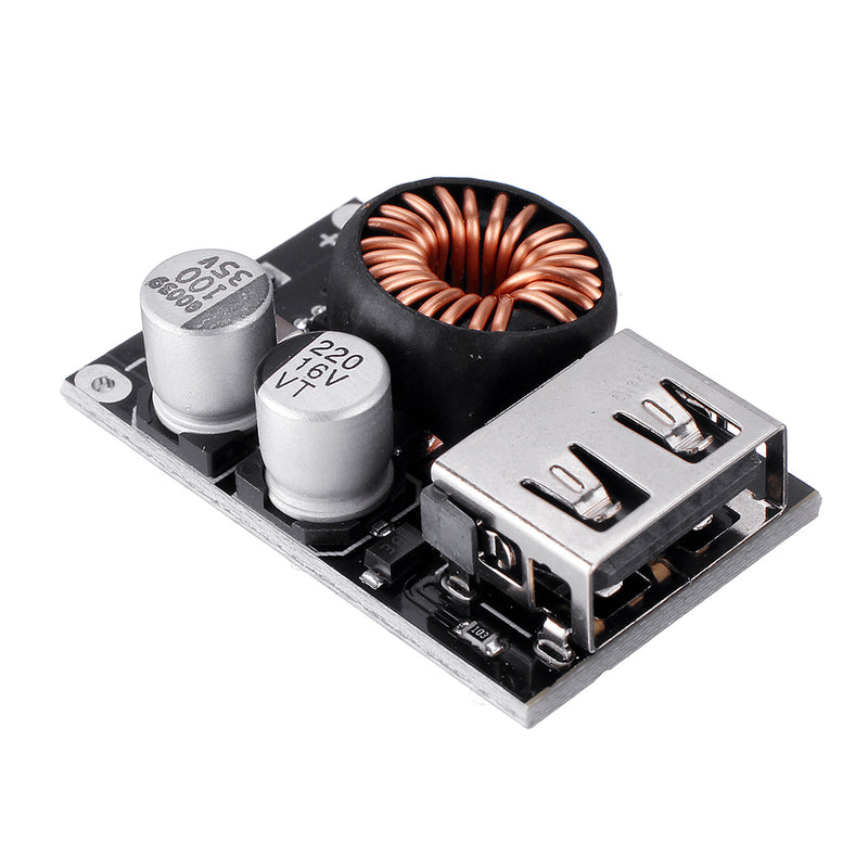 QC2.0 QC3.0 Fast Quick Charger USB Module Board High Efficiency DC-DC Step Down Buck Converter 10V-32V to 3.8V-12V for Mobile Phone