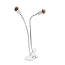 40CM E27 EU US Plug Double Heads Clip With Switch Extension Bulb Holder Socket for LED Grow Light