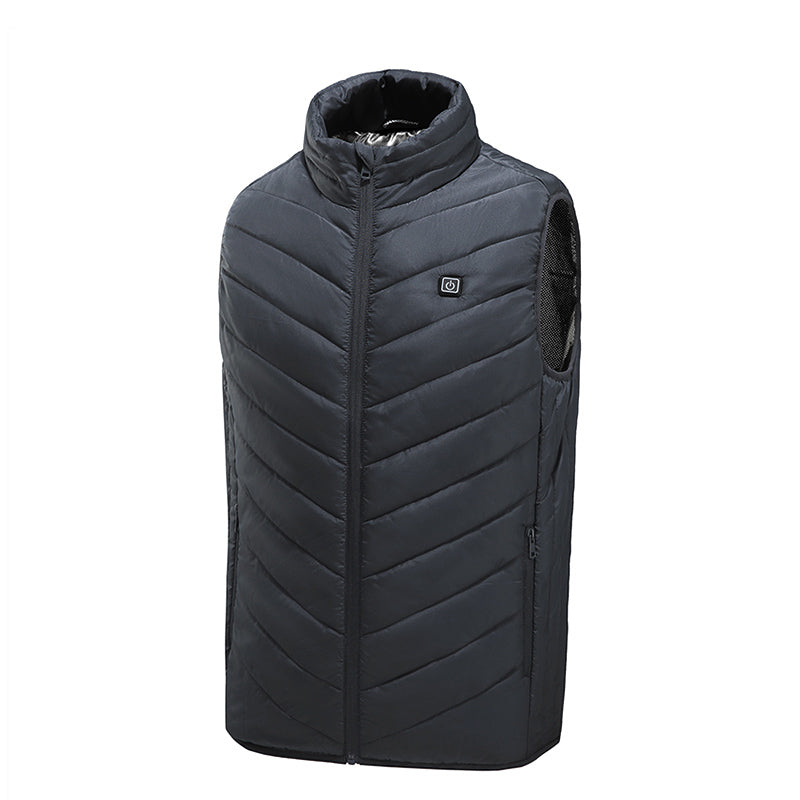 Electric Heat Vest Clothes Warm Vest Men Heating Coat Jacket For Skiing Cycling