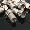 10pcs Silver F-Plug RG6 TV Aerial Coaxial Cable Connectors Adapter