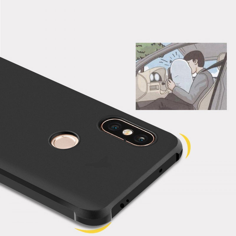 Bakeey Shockproof Soft Silicone Protective Case For Xiaomi Redmi Note 6 Pro