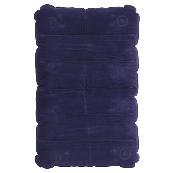 47x 30cm PVC Flocking Portable Inflation Pillow Outdoor Camping Travel Nap Sleeping pillow