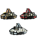 XANES 2501-B 2500 Lumens 9LED Cycling Headlamp 6 Switch Modes 7x T6+ 2x XPE Sport Light